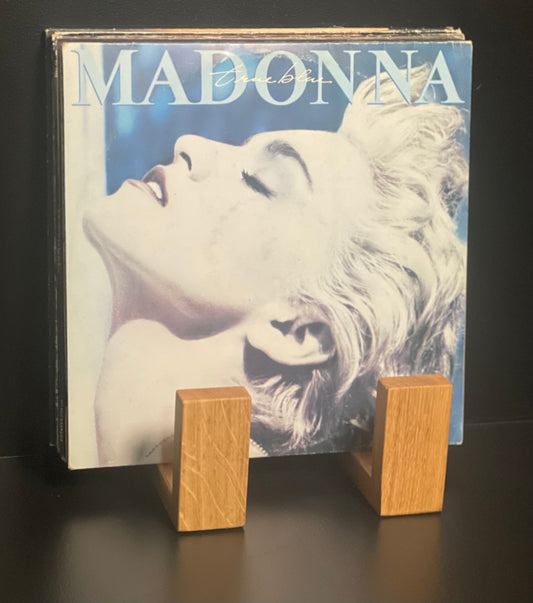 Półka na płyty winylowe z dębu