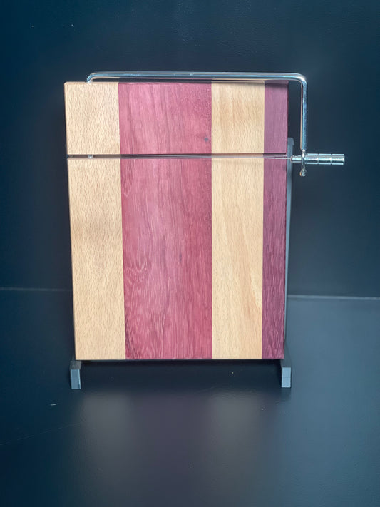 Deska do krojenia serów z buku i amaranthu